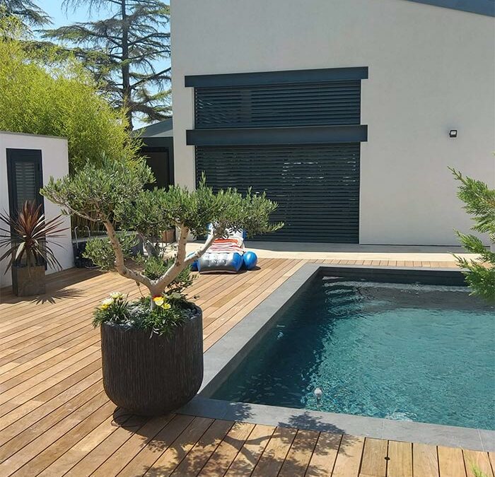 Aménagement d’un contour de piscine